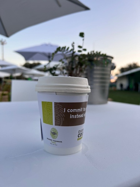 Compostable food service ware helped to divert waste from landfill