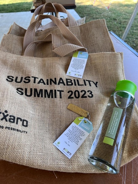 The Exxaro Sustainability Summit 2023 gave out swag that carried both social and environmental benefits