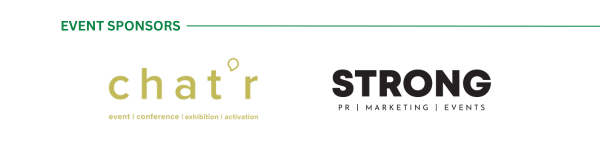 Beyond the Booth Event Sponsors: Chat'r & STRONG PR, Communications & Events