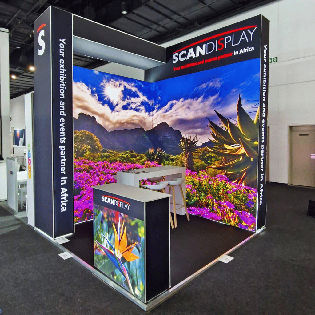 Scan Display's exhibition booth won Bronze in the Small Best Green Stand Award category.